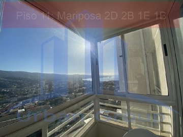 Departamento en arriendo mensual en Cerro polanco, Valparaíso - 2 dormitorios, 2 baños