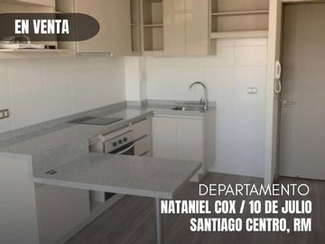 Departamento en venta en Nataniel cox #683, Santiago - 1 dormitorio, 1 baño