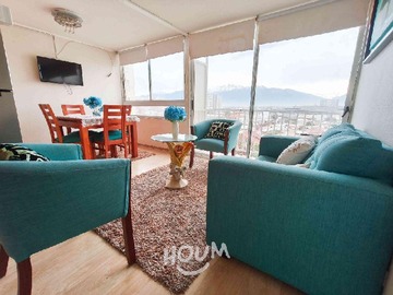 Departamento en arriendo mensual en Avenida Ossa, La Cisterna - 1 dormitorio, 1 baño