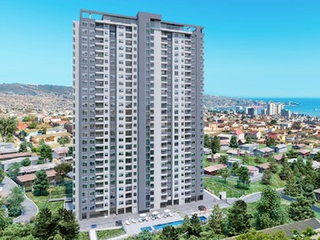 Departamento en arriendo mensual en Se Arrienda Departamento en Cerro Placeres- Frankfurt - 2 dormitorios, 2 baños