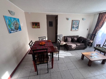 Departamento en arriendo mensual en Arriendo dpto Amoblado con estacionamiento (1156), Vallenar - 3 dormitorios, 1 baño