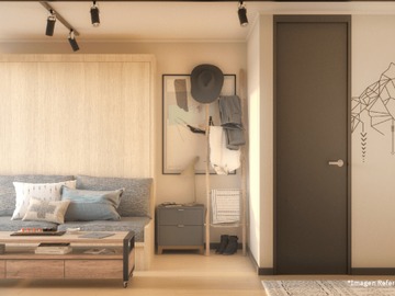 Departamento en venta en Metro Parque Almagro / Nataniel Cox Eyzaguirre, Santiago - 1 dormitorio, 1 baño