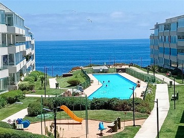 Departamento en venta en Condominio Playa Paraiso El Tabo, El Tabo - 3 dormitorios, 2 baños