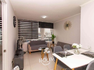 Departamento en arriendo mensual en Yungay, Santiago - 1 dormitorio, 1 baño