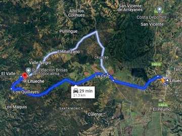 Terreno en venta en Hermosa parcela a 30 minutos de Puertecillo (735), Litueche