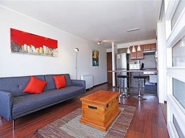 Departamento en arriendo mensual en Bombero fredes, Recoleta - 1 dormitorio, 1 baño