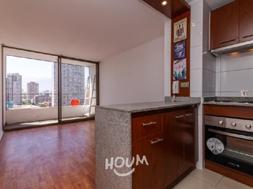 Departamento en arriendo mensual en General las Heras, Santiago - 1 dormitorio, 1 baño