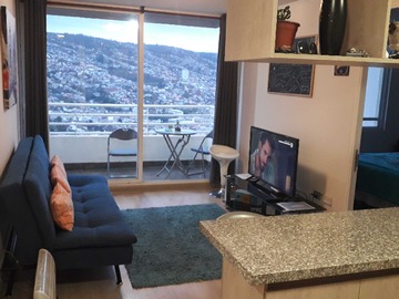 Departamento en arriendo mensual en En Valparaíso - 2 dormitorios, 2 baños