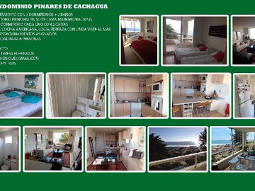 Departamento en arriendo diario en Cachahua, Puchuncaví - 3 dormitorios, 2 baños