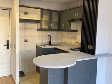 Departamento en arriendo mensual en Santa Victoria, Santiago - 1 dormitorio, 1 baño