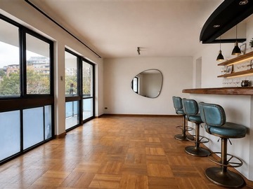 Departamento en arriendo mensual en Luis Thayer Ojeda, Providencia - 3 dormitorios, 3 baños