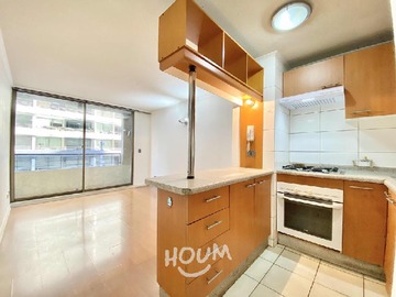 Departamento en arriendo mensual en Amunátegui, Santiago - 2 dormitorios, 2 baños
