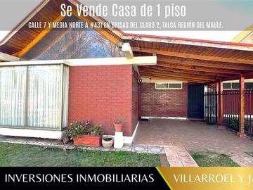 Casa en venta en 7 y media norte A #431, Talca - 4 dormitorios, 2 baños