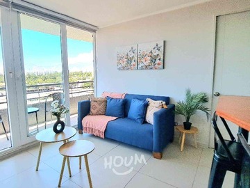 Departamento en arriendo mensual en Yungay, Santiago - 2 dormitorios, 2 baños