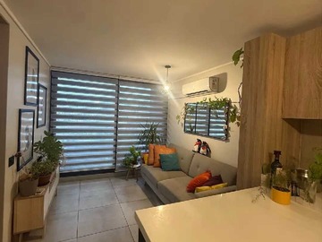 Departamento en arriendo mensual en Departamento amoblado con excelente conectivid (177342), Santiago - 1 dormitorio, 1 baño
