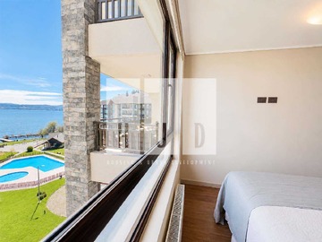 Departamento en arriendo mensual en Orilla de lago y piscina! (166710), Villarrica - 2 dormitorios, 2 baños