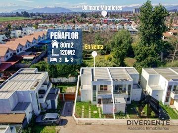 Casa en venta en Avenida Miraflores 1367, Peñaflor, Región Metropolitana de Santiago 9750000, Chile, Peñaflor - 3 dormitorios, 3 baños