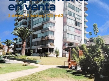 Departamento en venta en Amplio Departamento en Exclusivo Condominio Quilpué - 3 dormitorios, 2 baños
