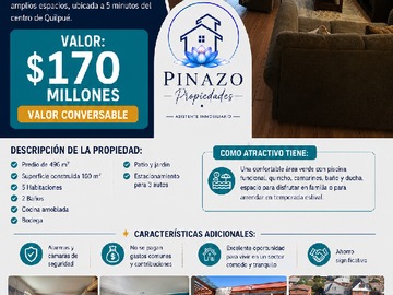 Venta / Casa / Quilpué