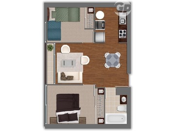 Departamento en venta en Toro mazote 110, Estación Central - 2 dormitorios, 1 baño
