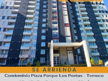 Departamento en arriendo mensual en Outlet patio//conexión costa-sur//avda los poetas, Temuco - 2 dormitorios, 1 baño
