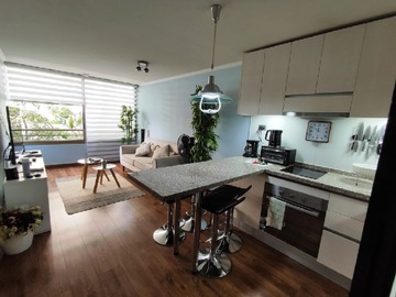 Departamento en arriendo mensual en Avenida quilin 123, Macul - 1 dormitorio, 1 baño