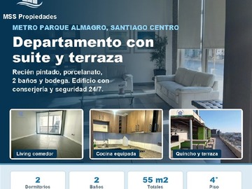 Arriendo Mensual / Departamento / Santiago