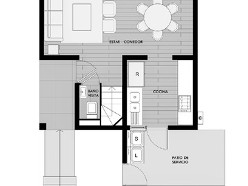 Casa en arriendo mensual en Casa en Alto del Raco Puente Alto - 3 dormitorios, 3 baños