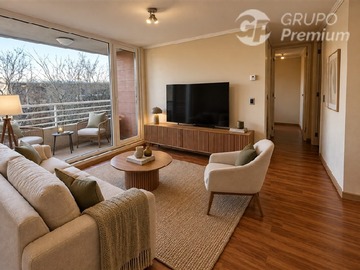 Departamento en arriendo mensual en Martín Lutero con Los Pablos, Temuco - 2 dormitorios, 2 baños