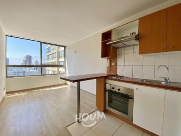 Departamento en arriendo mensual en San Francisco, Santiago - 1 dormitorio, 1 baño