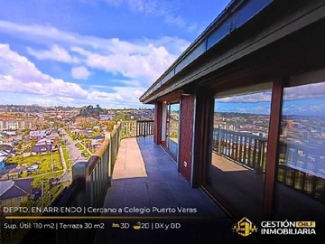 Departamento en arriendo mensual en Arriendo departamento de alto estándar (176335), Puerto Varas - 3 dormitorios, 4 baños