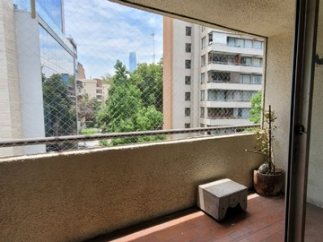 Departamento en arriendo mensual en Santa Beatriz, Providencia - 3 dormitorios, 2 baños