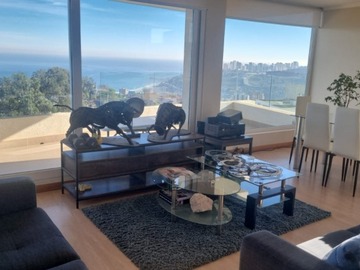 Departamento en arriendo mensual en Arrienda depto 3d+3b+homeoffice+est+bod+2terrazas+vista, Viña del Mar - 3 dormitorios, 3 baños