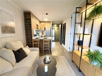 Departamento en arriendo mensual en San Eugenio // Bustamante, Ñuñoa - 1 dormitorio, 1 baño