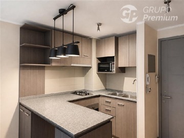 Departamento en arriendo mensual en Metro Republica-Toesca, Santiago - 1 dormitorio, 1 baño