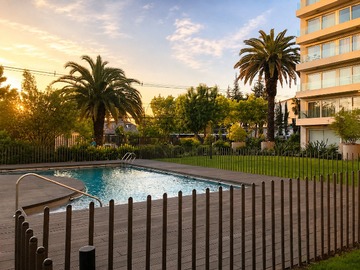Departamento en arriendo mensual en Av. Macul 3700, Macul - 2 dormitorios, 2 baños