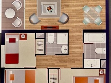 Departamento en venta en Octava Avenida /Gran Avenida, San Miguel - 3 dormitorios, 2 baños