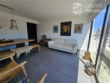 Departamento en arriendo mensual en Excelente ubicación en 1 Oriente en barrio residencial, Viña del Mar - 3 dormitorios, 4 baños
