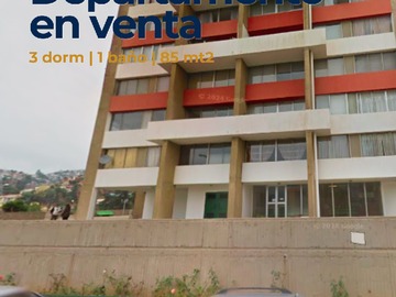 Departamento en venta en Jackson, Viña del Mar - 3 dormitorios, 1 baño