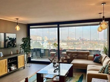 Departamento en arriendo mensual en Santa María, Vitacura - 1 dormitorio, 1 baño