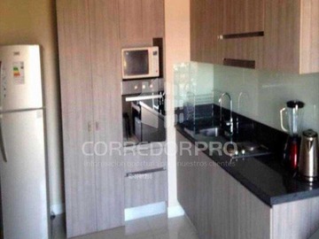 Departamento en venta en Departamento amoblado con 1d + 1b y terraza. Cercano a metro, Santiago - 1 dormitorio, 1 baño
