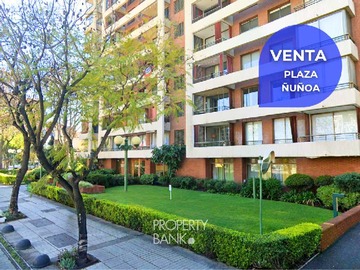 Departamento en venta en Plaza Ñuñoa | 3 Dorm | 2 Baños | 1Est | 1Bod. (177029), Ñuñoa - 3 dormitorios, 3 baños