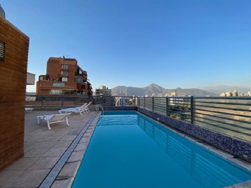Departamento en arriendo mensual en Escuela militar, metro, el trovador, 1d 1b, Las Condes - 1 dormitorio, 1 baño