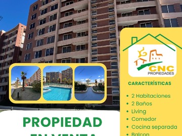 Departamento en venta en Amplio Departamento de 2D en Venta - 2 dormitorios, 2 baños