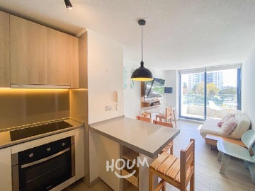 Departamento en arriendo mensual en Avenida Concón Reñaca, Concón - 2 dormitorios, 1 baño