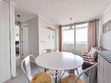Departamento en arriendo mensual en Avenida Vicuña Mackenna, San Joaquín - 2 dormitorios, 1 baño