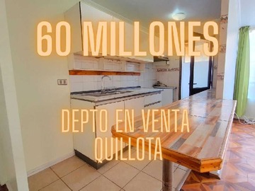 Departamento en venta en La mejor Inversión en Quillota (71525), Quillota - 3 dormitorios, 2 baños