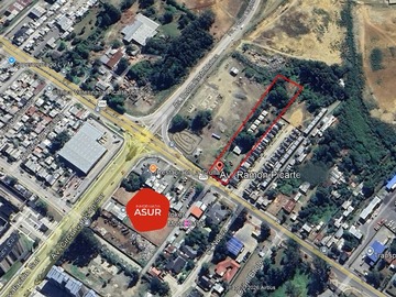 Terreno en venta en Avenida Ramón Picarte, Valdivia