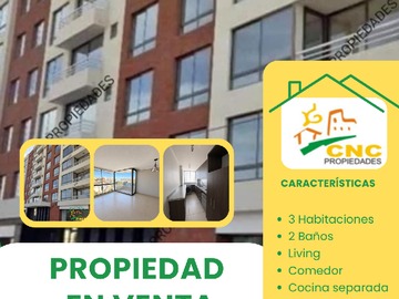 Departamento en venta en En Venta Departamento Céntrico en Calama Edificio Torre Central - 3 dormitorios, 2 baños