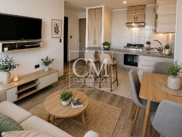 Departamento en arriendo mensual en Concón, Villa Aconcagua, Concón - 1 dormitorio, 1 baño